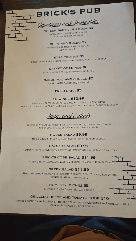 Menu_Brick’s Pub_Austin, TX_image_old_1