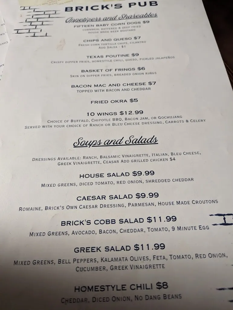 Menu_Brick’s Pub_Austin, TX_image_old_2