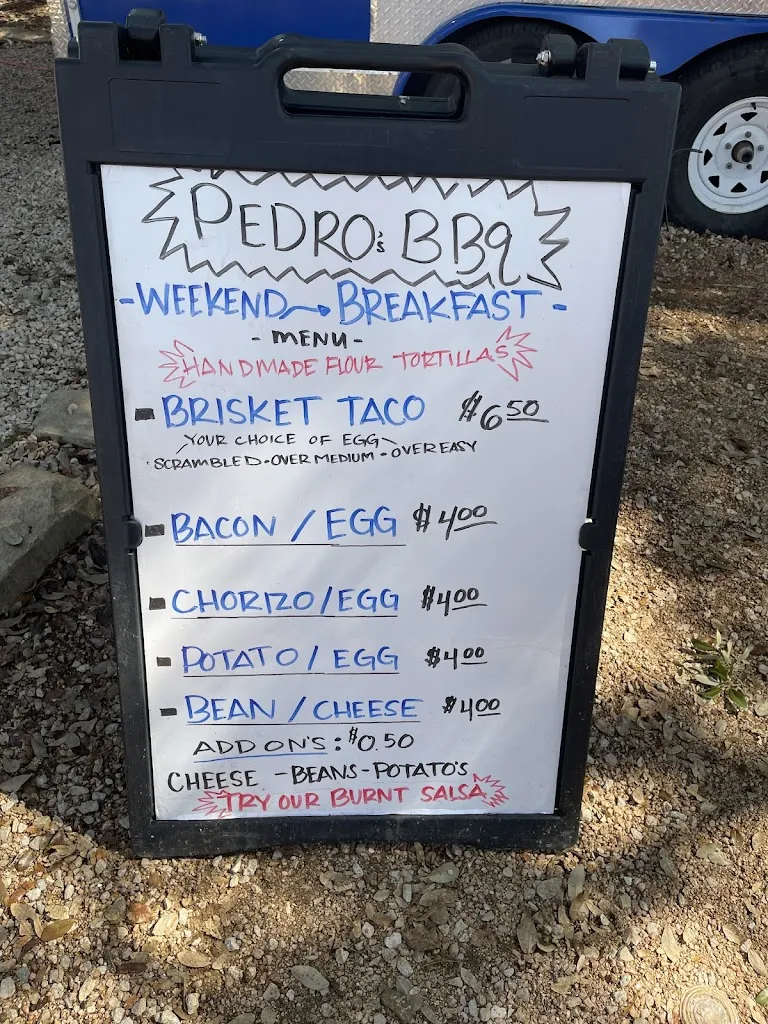 Menu_Pedro’s BBQ_Austin, TX_image_old_3