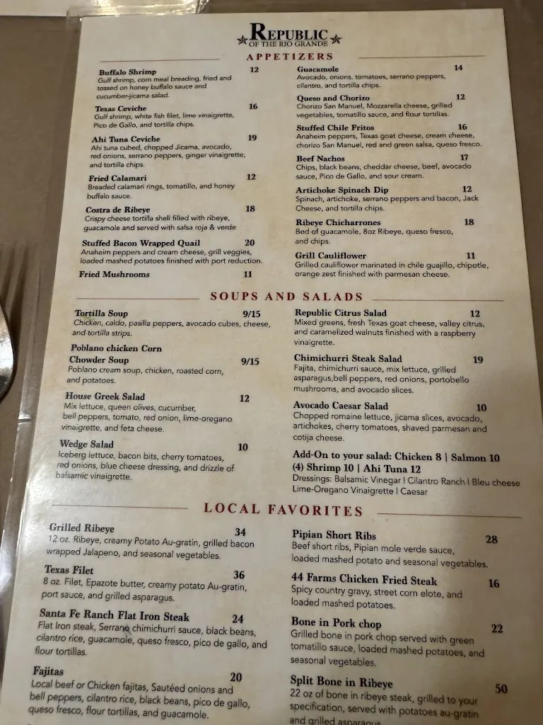 The Republic of the Rio Grande_McAllen, TX_menu_imagen_3