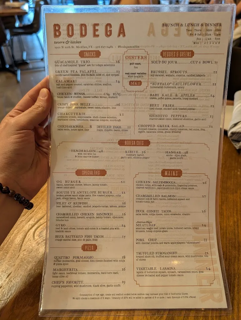 Bodega Tavern & Kitchen restaurante en McAllen, TX