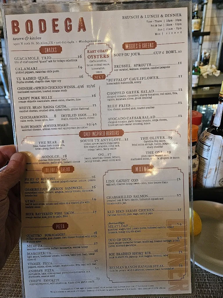 Bodega Tavern & Kitchen_McAllen, TX_menu_imagen_3