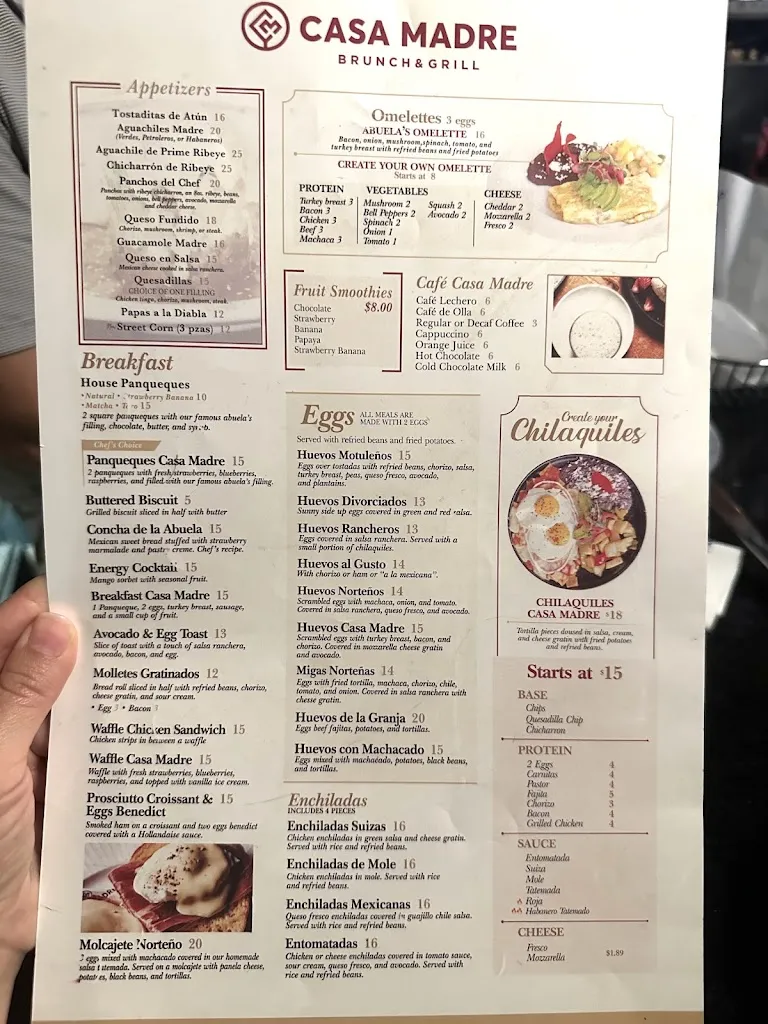 Casa Madre Brunch & Grill restaurante en McAllen, TX