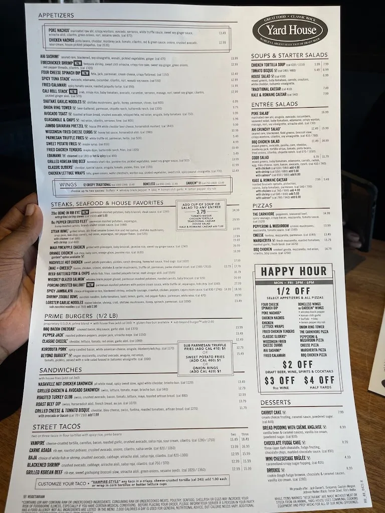 Yard House_McAllen, TX_menu_imagen_3