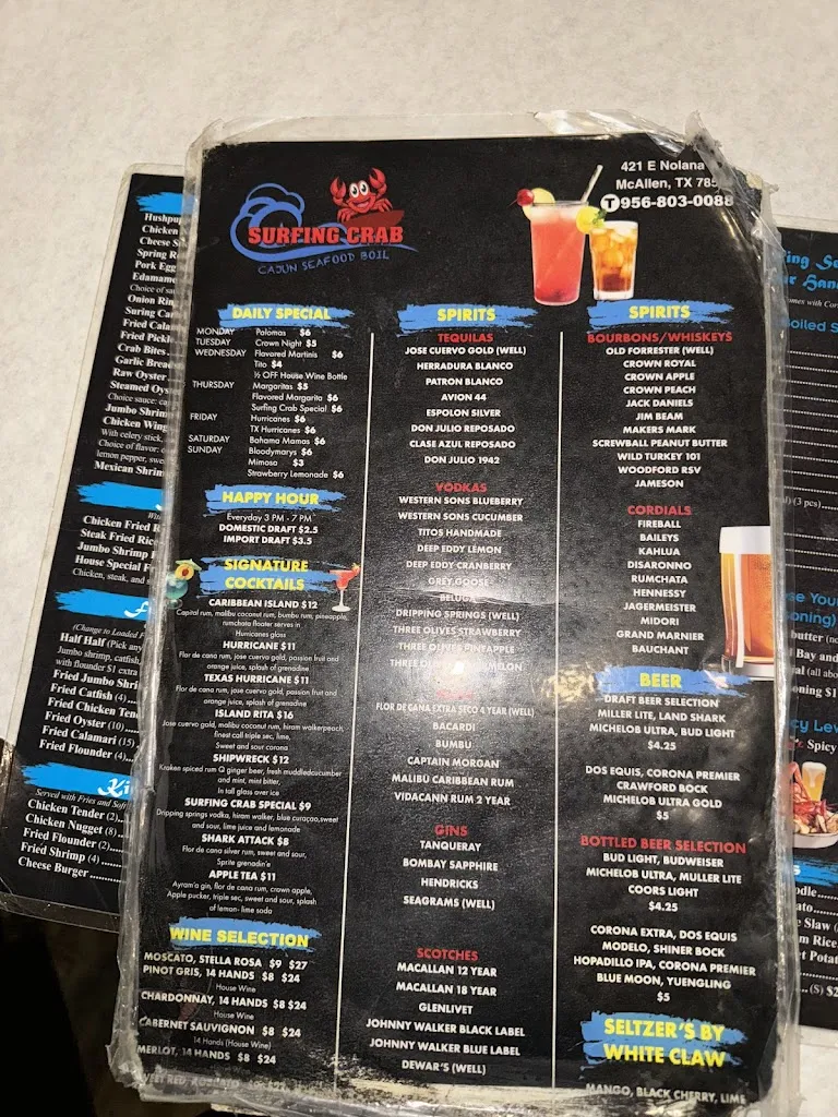 Surfing Crab Mcallen_McAllen, TX_menu_imagen_2