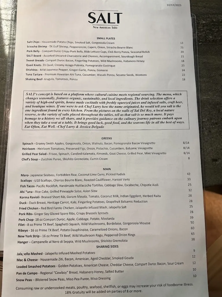 SALT - New American Table_McAllen, TX_menu_imagen_3