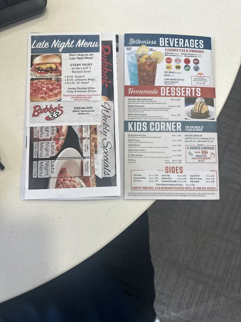 Bubba's 33 restaurant in McAllen, TX