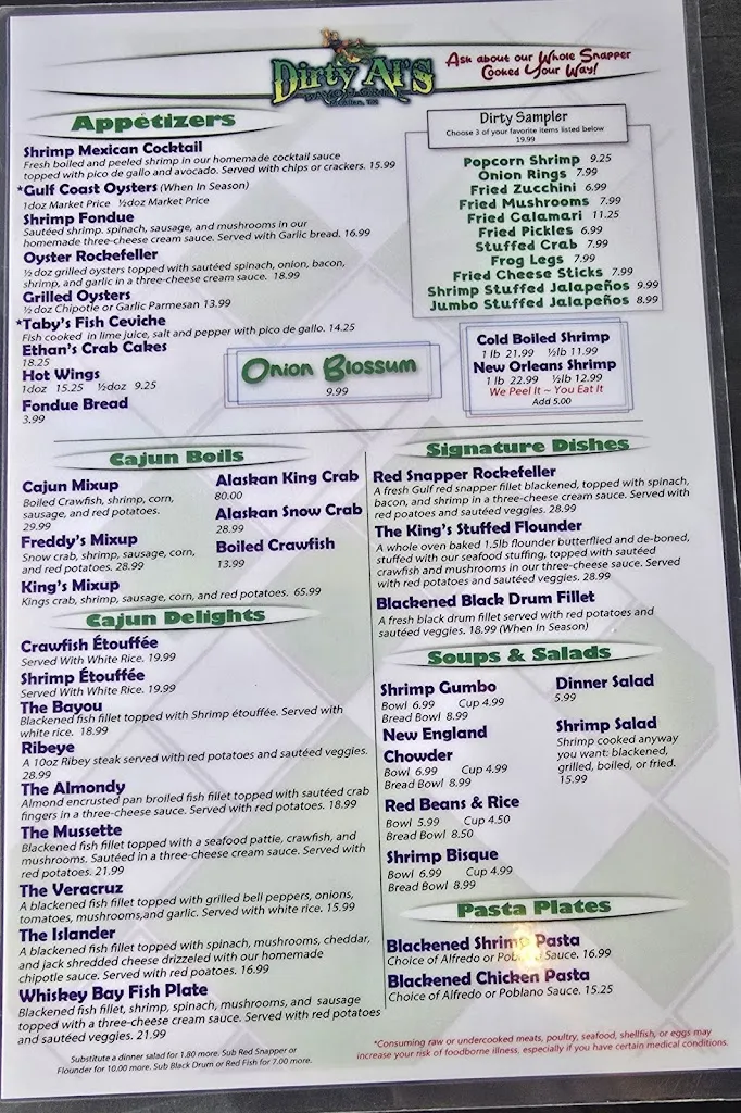 Dirty Al's Bayou Grill restaurante en McAllen, TX