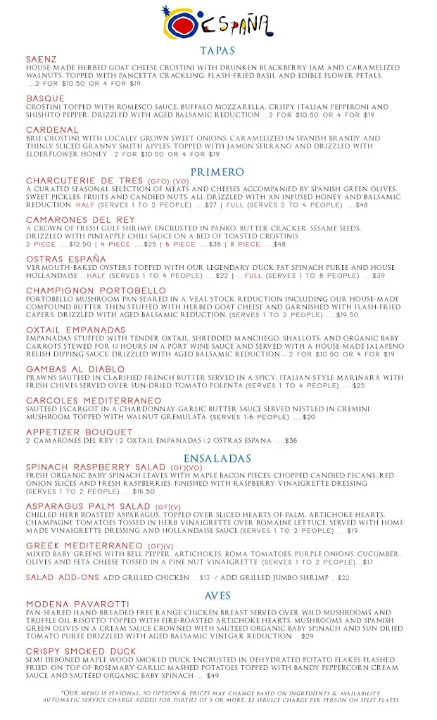 Espana Nouveau Mediterranean_McAllen, TX_menu_imagen_2