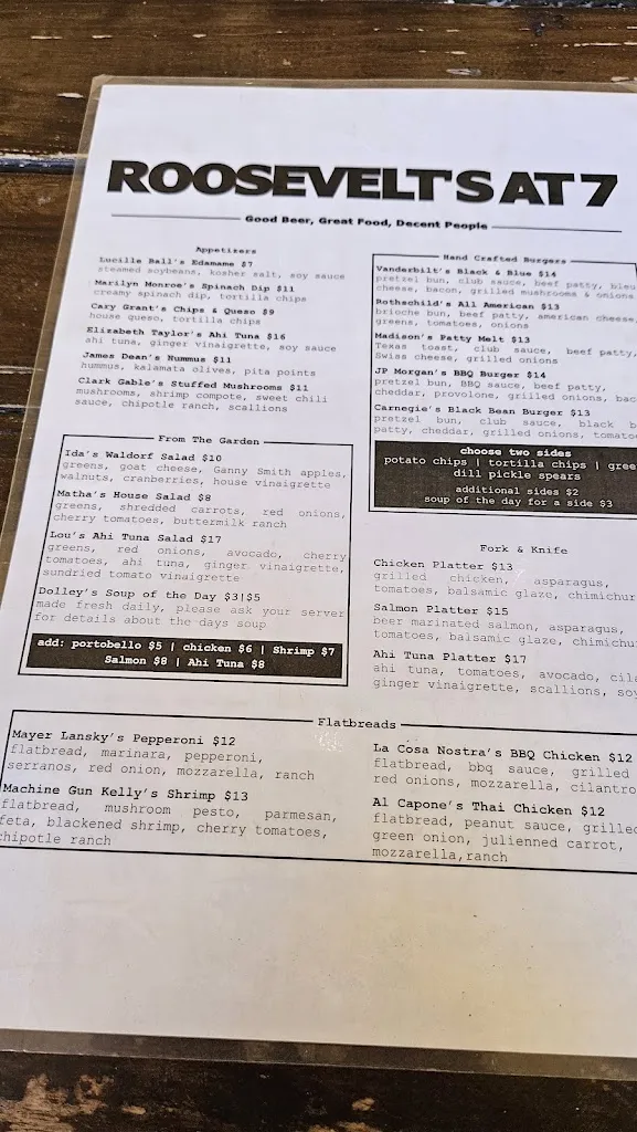 Roosevelt's at 7_McAllen, TX_menu_imagen_3