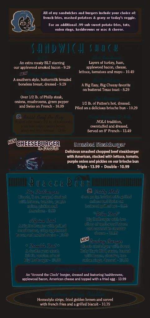 Menu_Dots Diner - Luling_Luling, LA_image_old_3