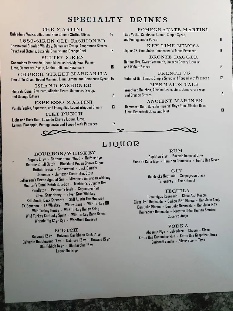 Menu_Salt Seafood and Steakhouse_Weatherford, TX_image_old_1