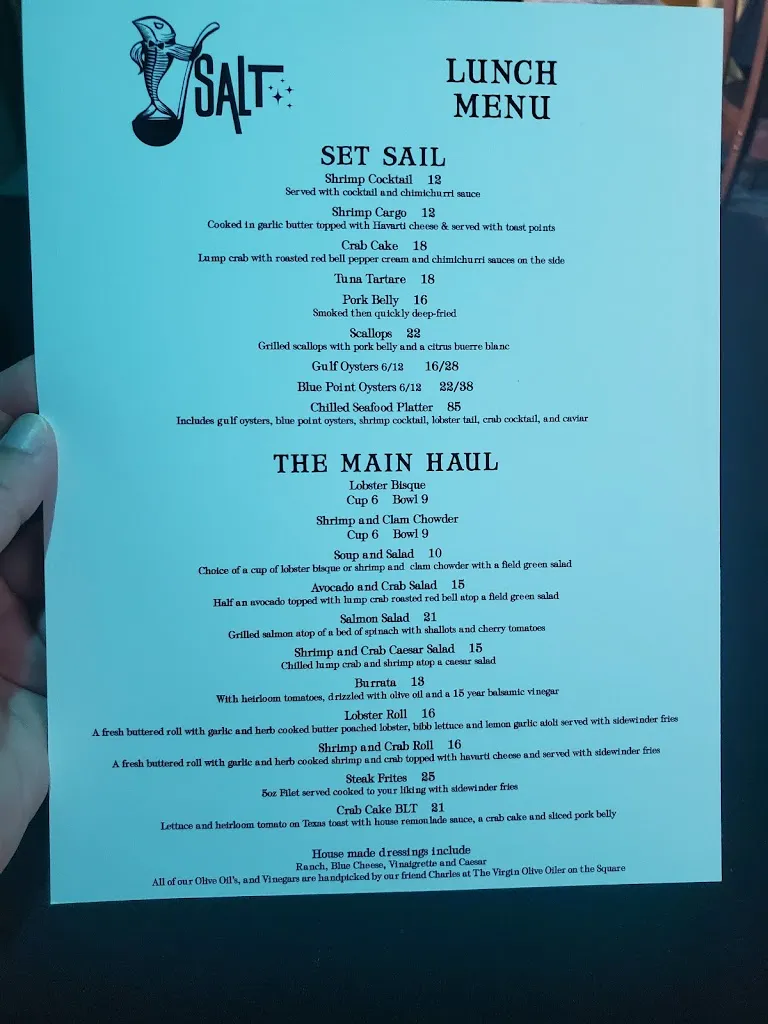 Menu_Salt Seafood and Steakhouse_Weatherford, TX_image_old_3