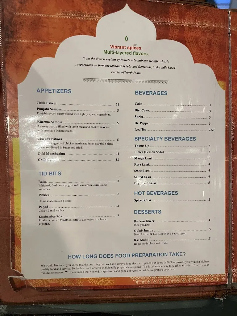 Menu_Bombay Grill_Richmond, TX_image_old_1