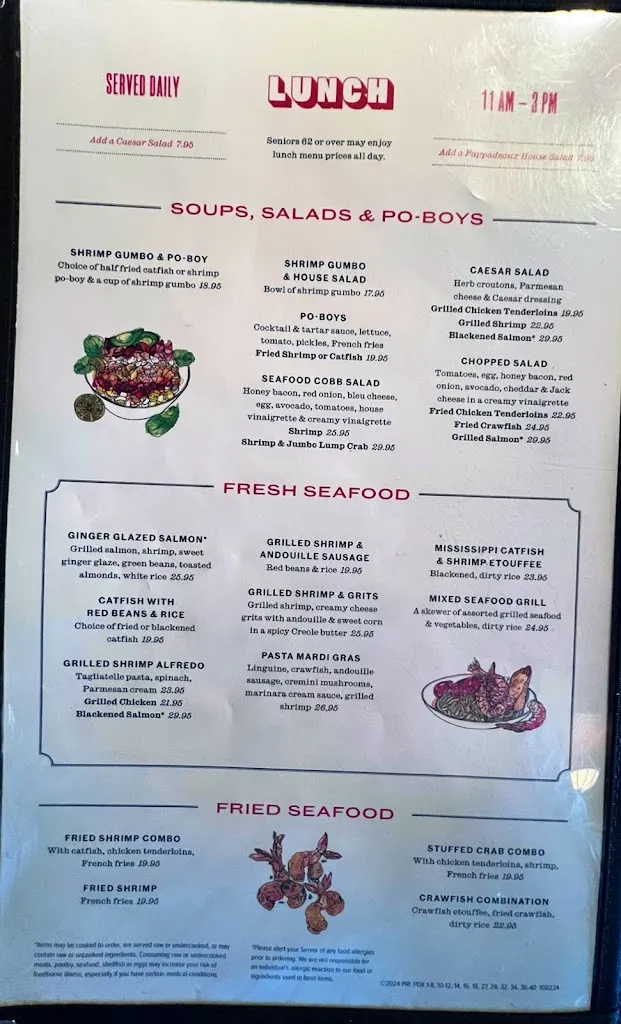 Menu_Pappadeaux Seafood Kitchen_Pharr, TX_image_old_1