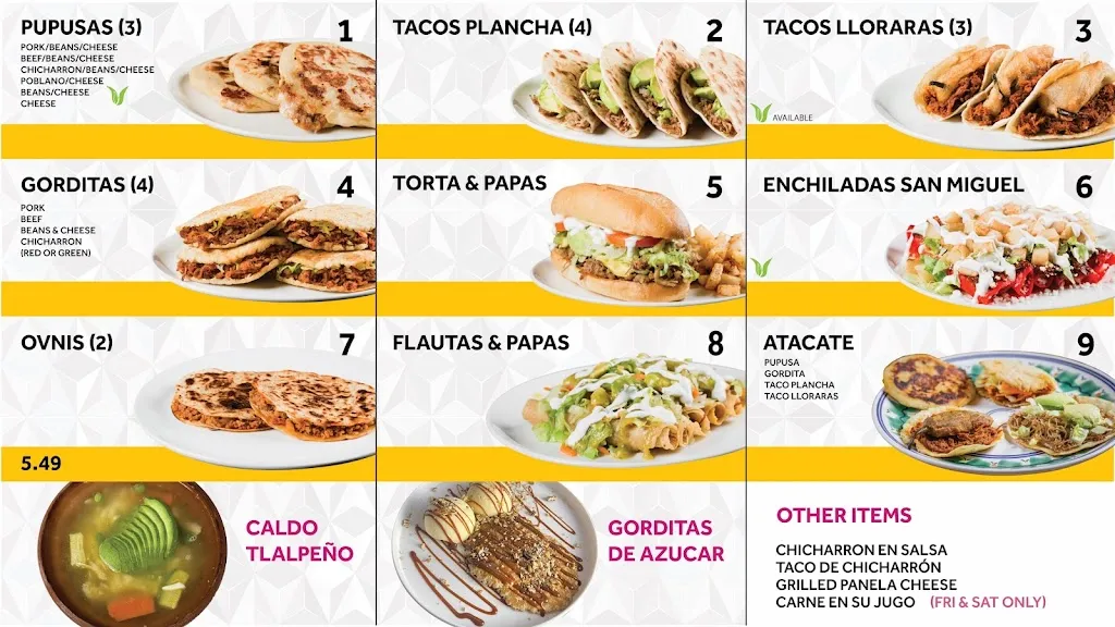 Menu_El Itacate PHARR_Pharr, TX_image_old_1