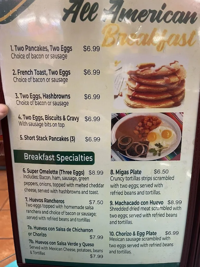 Menu_Las Margaritas Restaurant_Pharr, TX_image_old_2