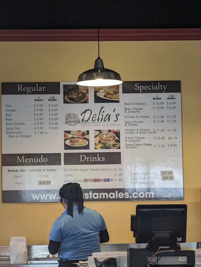 Menu_Delia's Specializing in Tamales_Pharr, TX_image_old_1