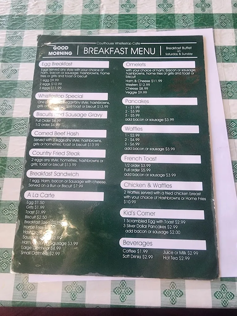 Menu_Courthouse Whistle Stop_Livingston, TX_image_old_1