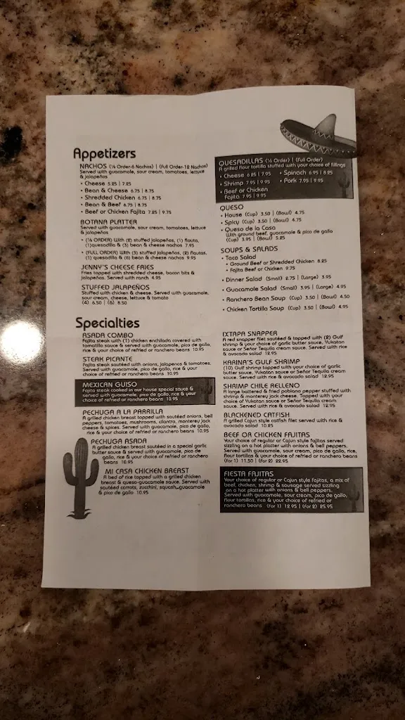Menu_El Manna_Emory, TX_image_old_2