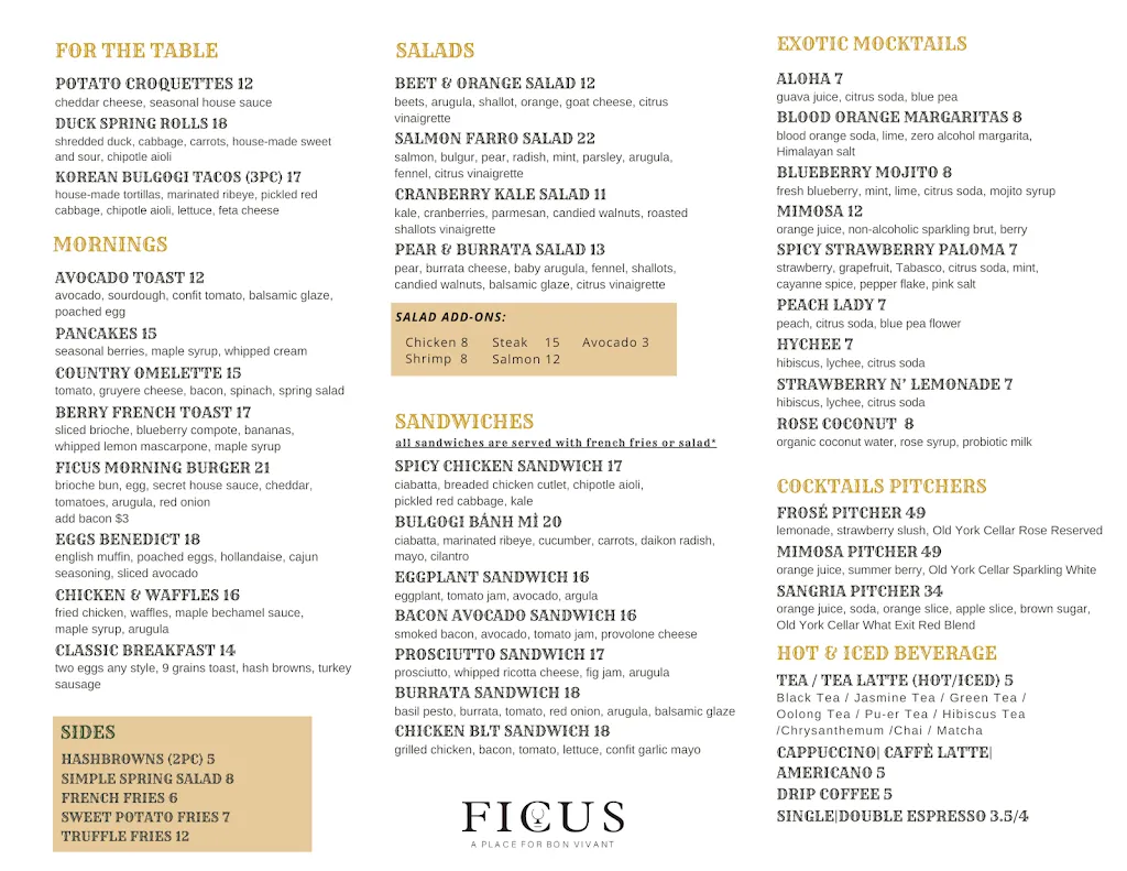 Menu_Ficus | Restaurant, Cafe & Gallery_Princeton, NJ_image_old_2