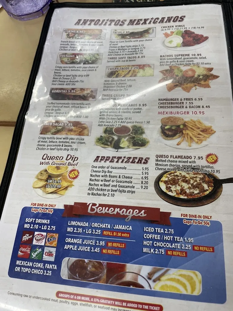 Menu_Agave Jalisco @ Three Rivers, TX_Three Rivers, TX_image_old_3