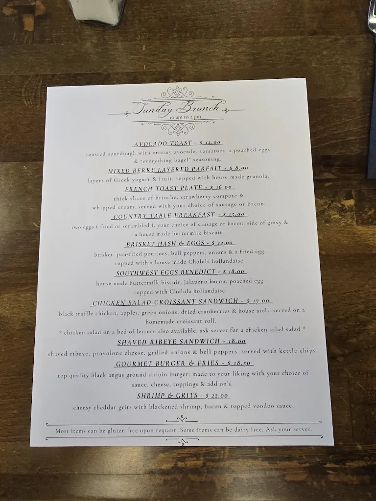 Menu_Table on 10th_Plainview, TX_image_old_1