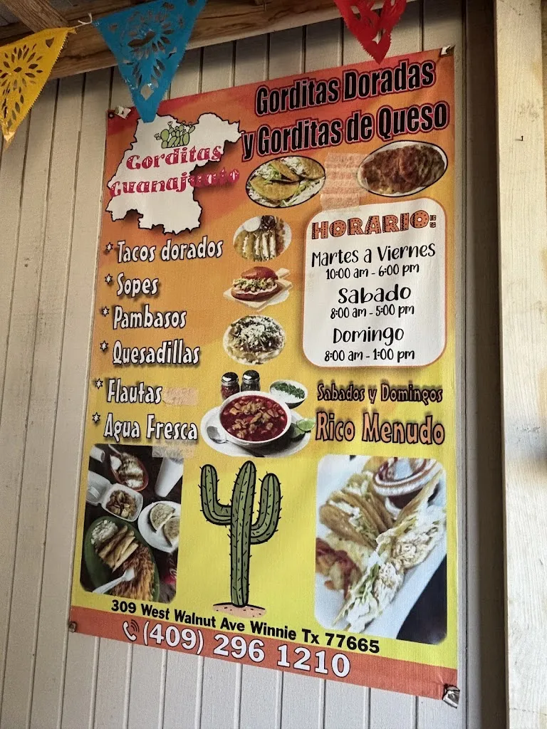 Gorditas Guanajuato restaurant in Winnie, TX