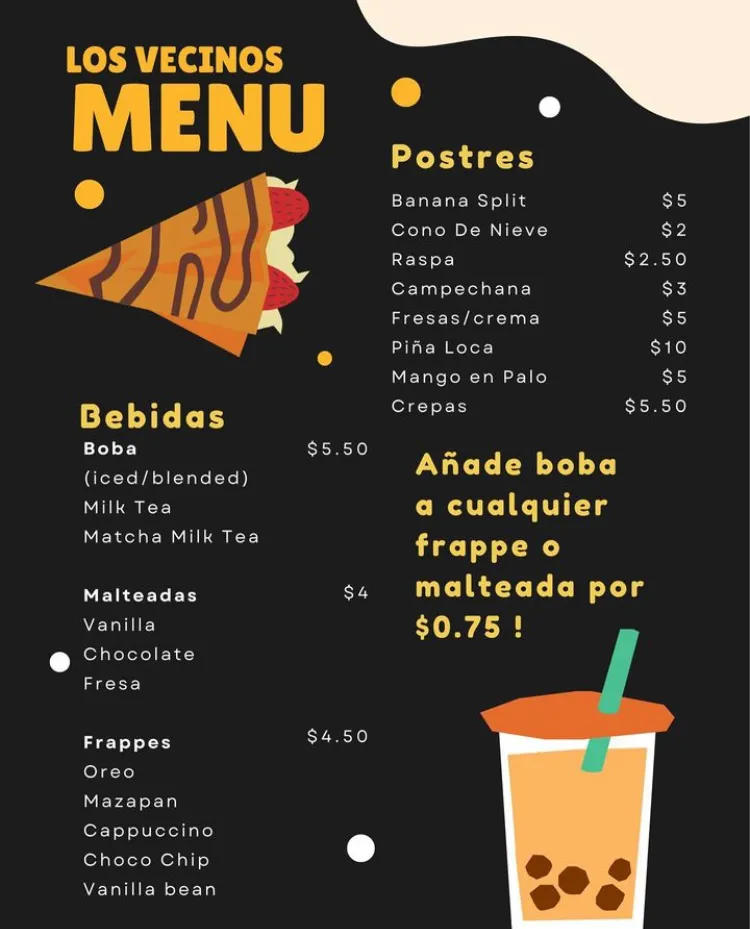 Menu_Los Vecinos_Tornillo, TX_image_old_3