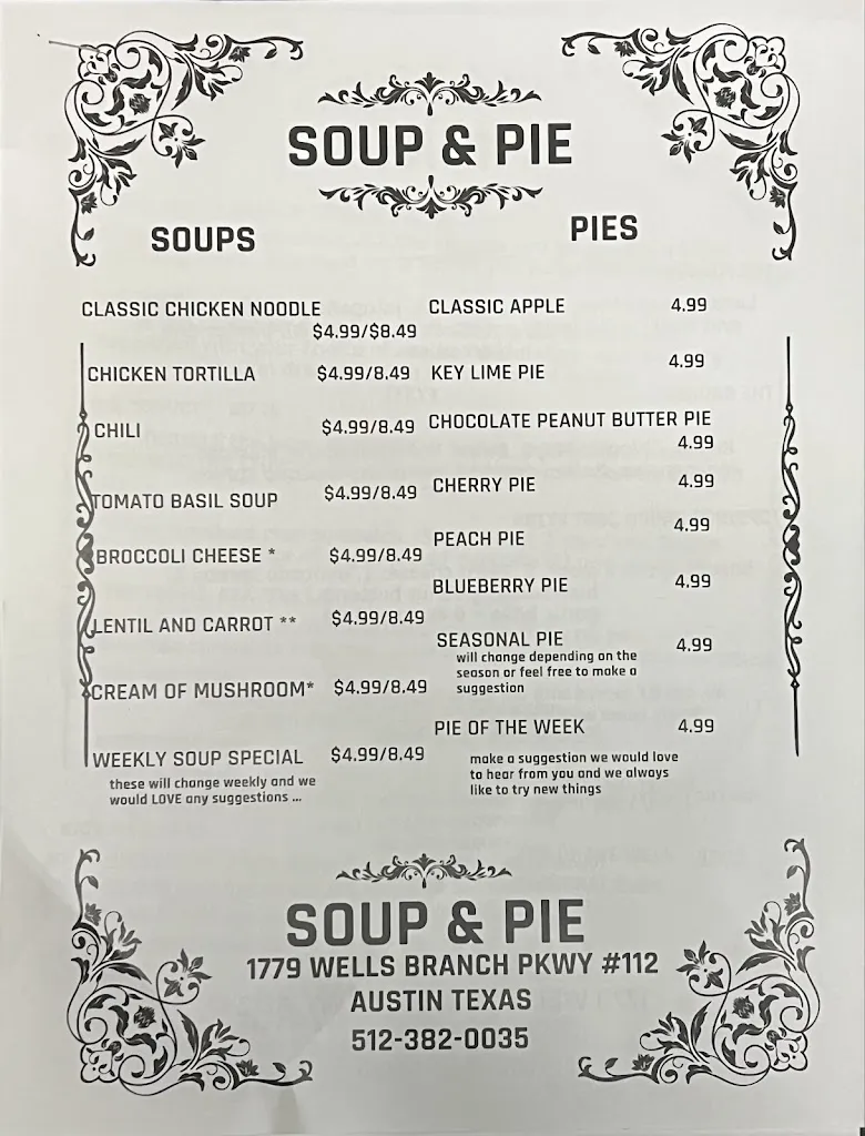 Menu_Soup & Pie_Austin, TX_image_old_2