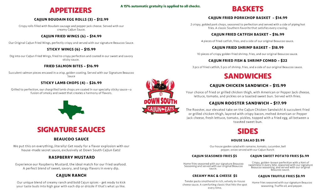 Menu_Down South CaJJun Eats_Pflugerville, TX_image_old_1