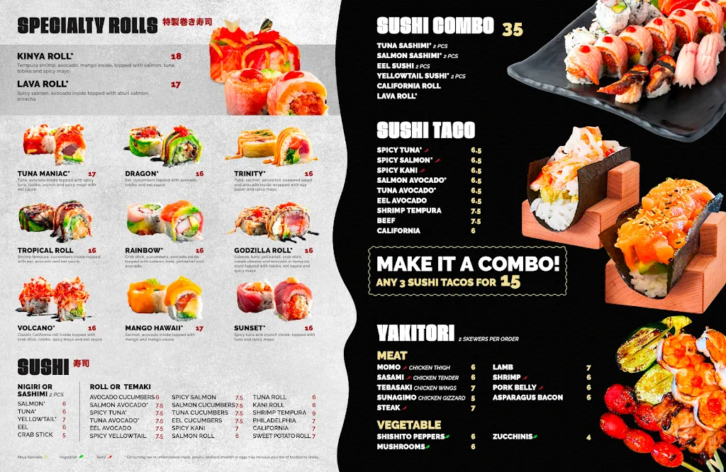 Menu_Kinya Ramen • Sushi • Bar_West Orange, NJ_image_old_2