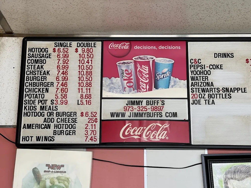 Menu_Jimmy Buff's Of West Orange Italian Hot Dogs_West Orange, NJ_image_old_3