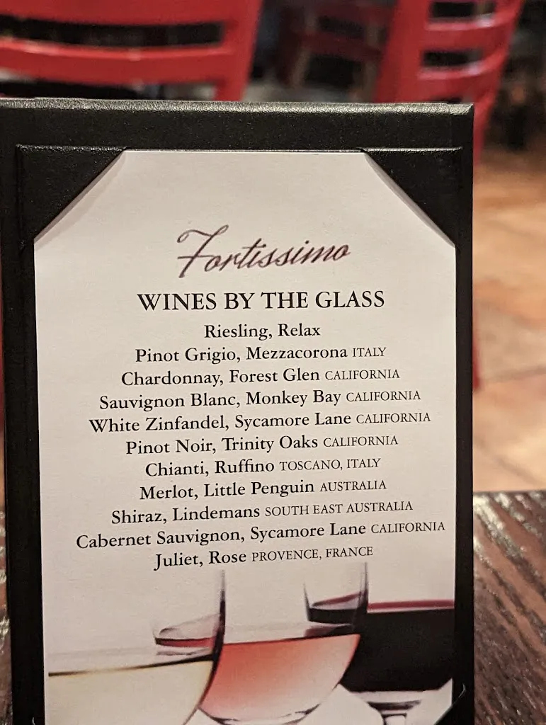 Menu_Fortissimo Osteria / Pizzeria_West Orange, NJ_image_old_1