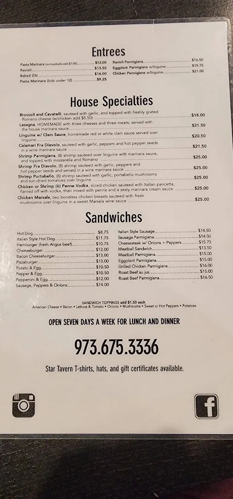Menu_Star Tavern_City of Orange, NJ_image_old_3