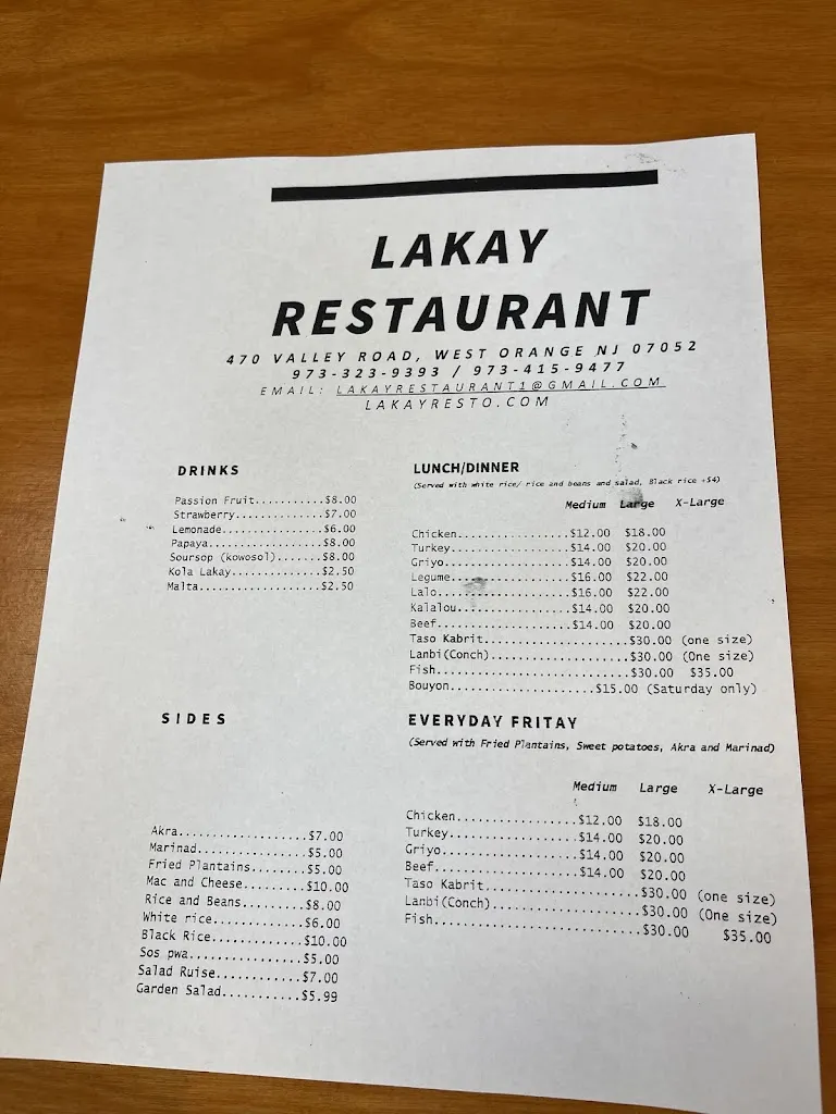 Menu_Lakay Restaurant_West Orange, NJ_image_old_3