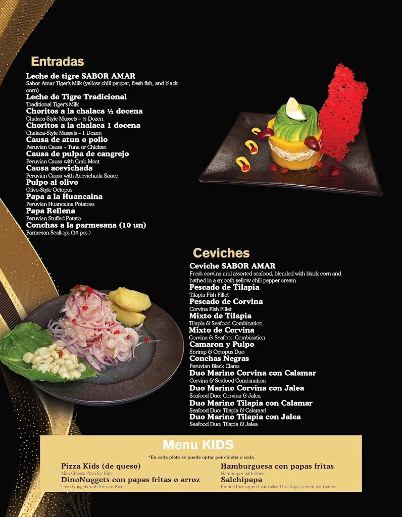 Menu_Sabor Amar Peruvian Cuisine_West Orange, NJ_image_old_2