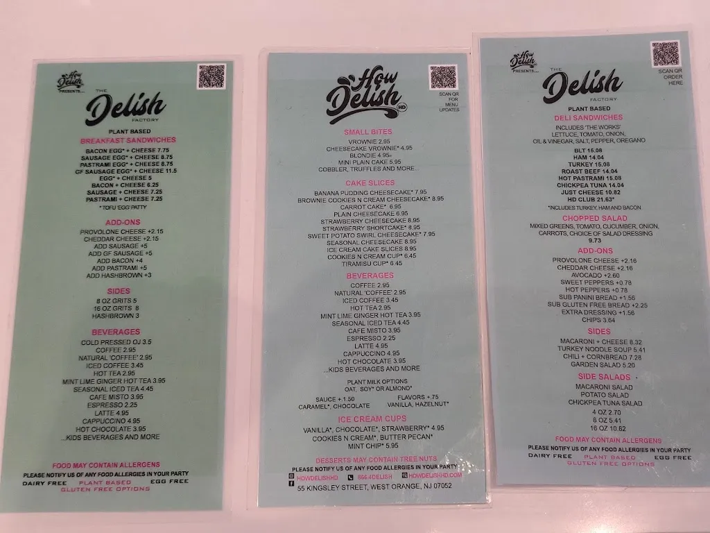 Menu_How Delish HD_West Orange, NJ_image_old_2