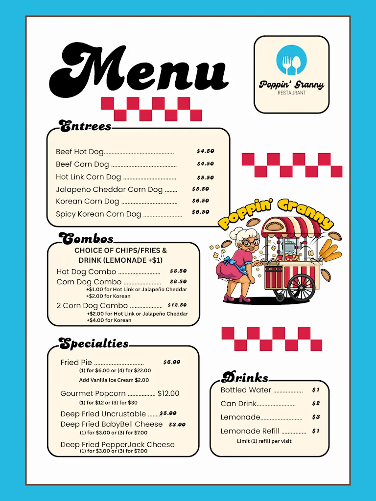 Menu_Poppin' Granny_Vernon, TX_image_old_1