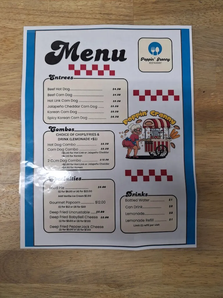 Menu_Poppin' Granny_Vernon, TX_image_old_3