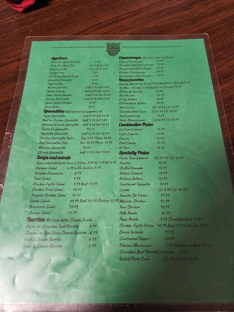 Menu_Lupes II In Vernon_Vernon, TX_image_old_3