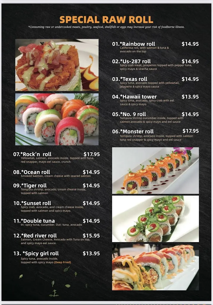 Menu_Toro Japanese Restaurant_Vernon, TX_image_old_2
