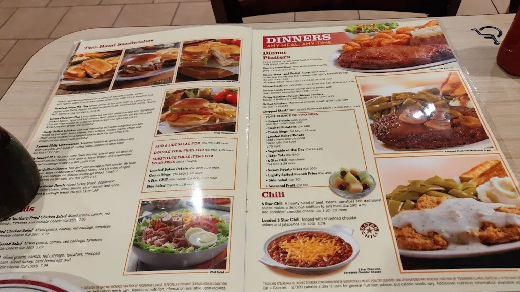 Menu_Huddle House_Vernon, TX_image_old_2