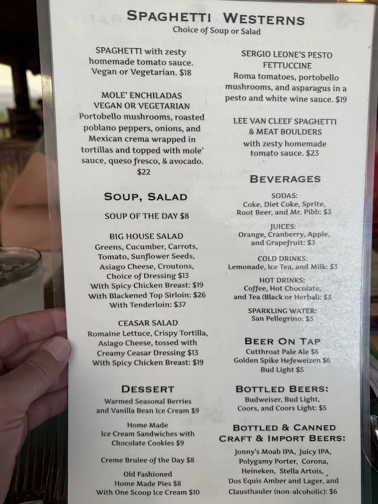 Menu_Rim Rock Restaurant_Torrey, UT_image_old_2