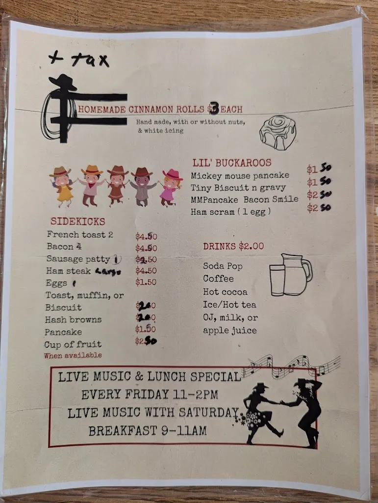 Menu_Cowboy Corral_Elsinore, UT_image_old_3