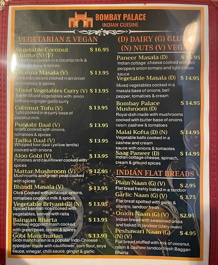 Menu_Bombay Palace_Murray, UT_image_old_1