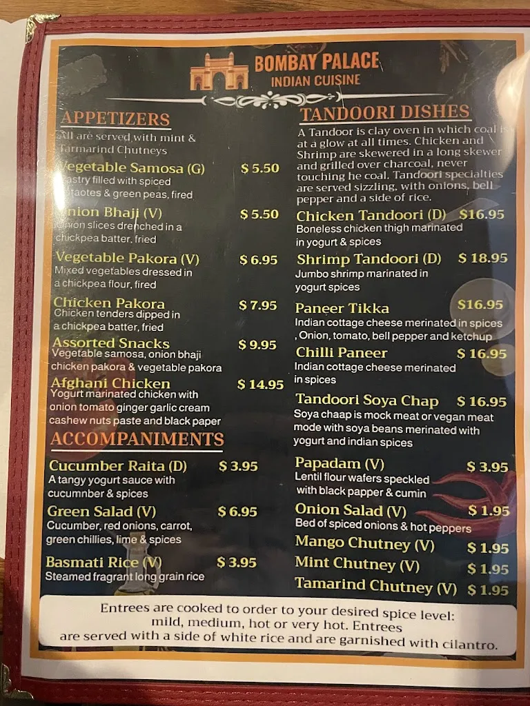 Menu_Bombay Palace_Murray, UT_image_old_2