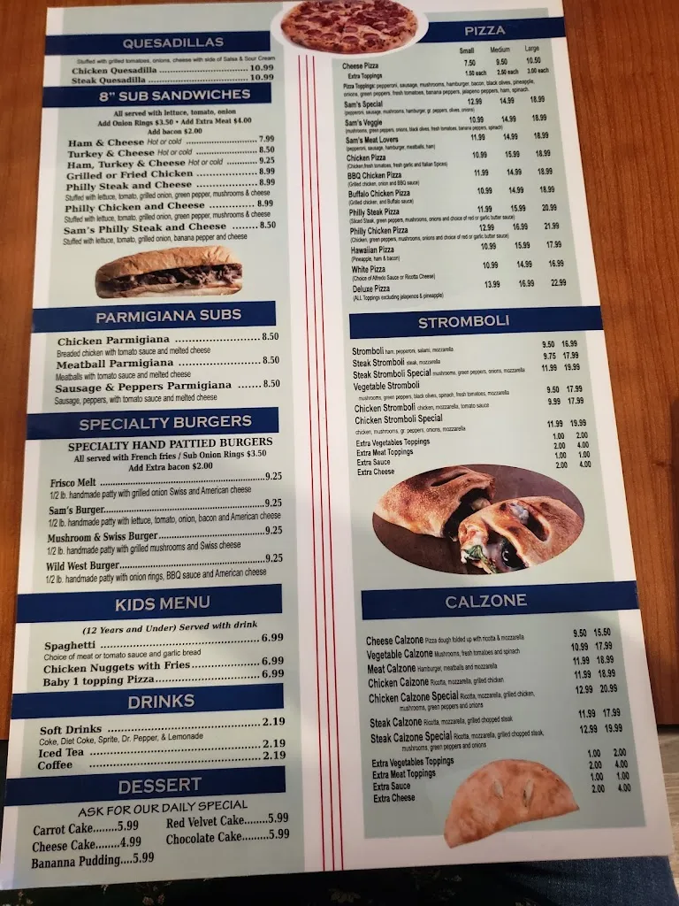 Menu_Sam's Diner_Liberty, NC_image_old_2