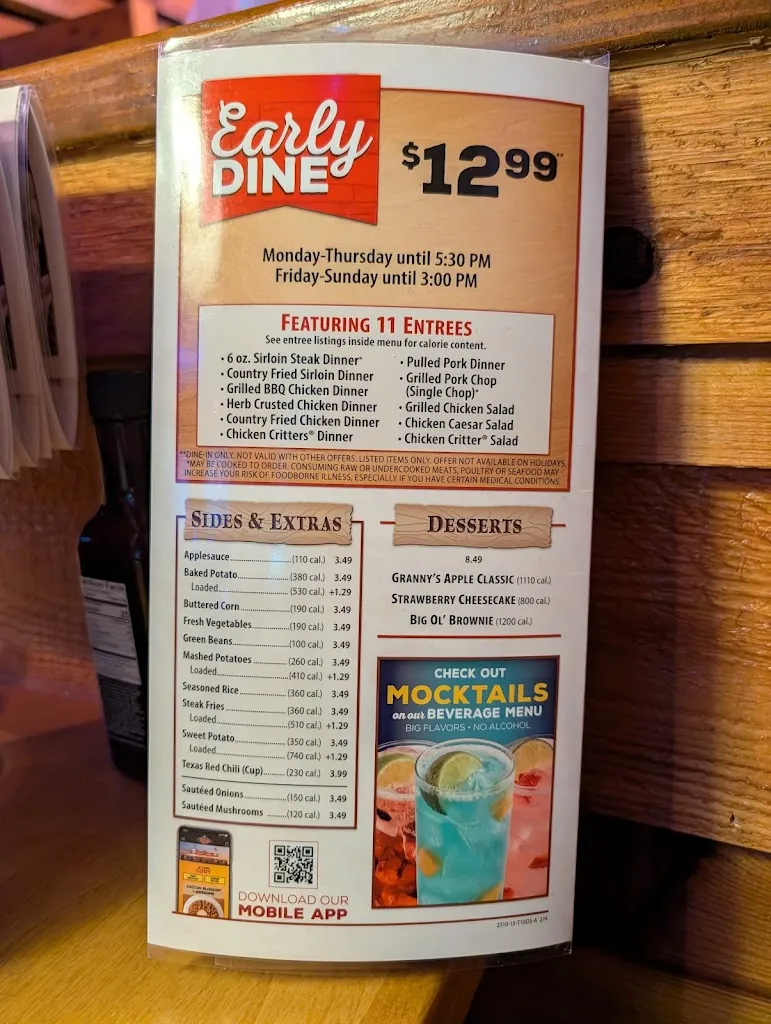 Menu_Texas Roadhouse_South Ogden, UT_image_old_1