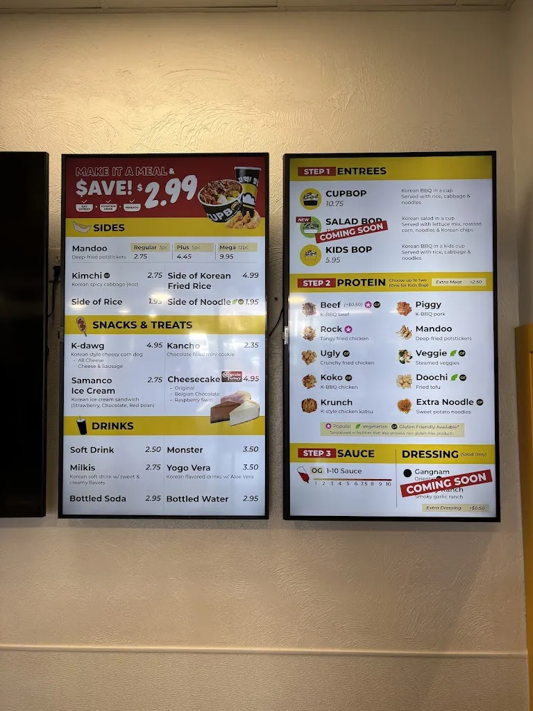 Menu_Cupbop - Korean BBQ in a Cup_Washington, UT_image_old_2